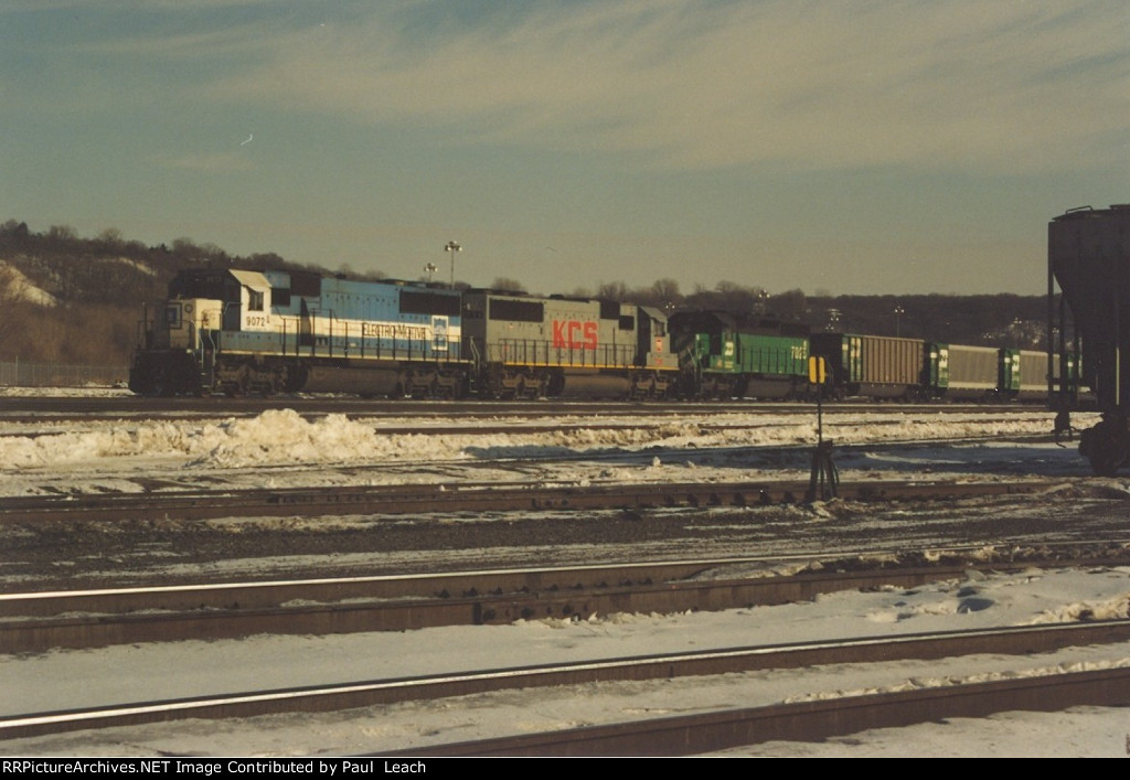 Tied down coal train